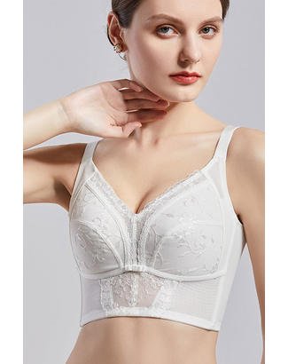 Soutien-gorge sculptant bonnets emboîtants en dentelle profilée