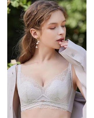 Soutien-gorge push-up naturel avec dentelle