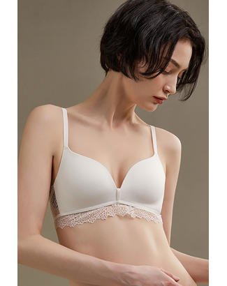 Soutien-gorge de base rembourré en couleur unie