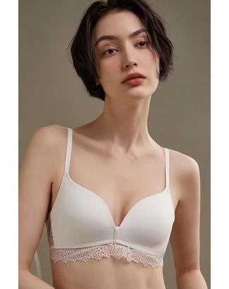 Soutien-gorge de base rembourré en couleur unie