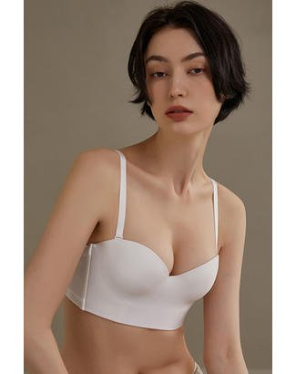 Soutien-gorge de mariée antidérapant de couleur unie