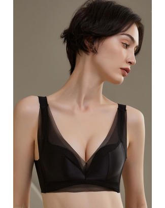 Soutien-gorge perfect plunge basique avec tulle