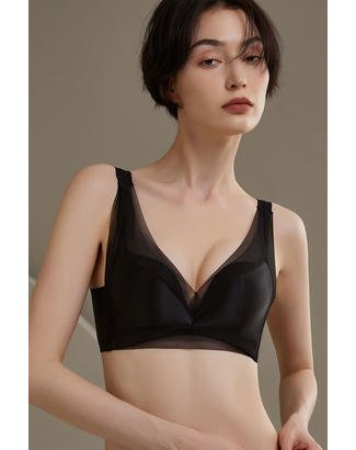 Soutien-gorge perfect plunge basique avec tulle