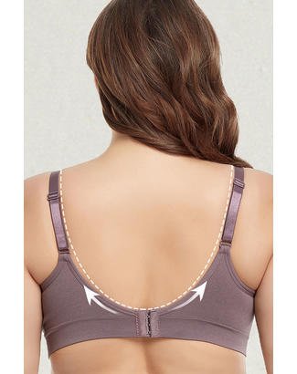 Soutien-gorge d'allaitement sans armatures avec grands bonnets