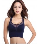 Soutien-gorge top une pièce sans coutures noir sport fitness et yoga. tailles l-xl