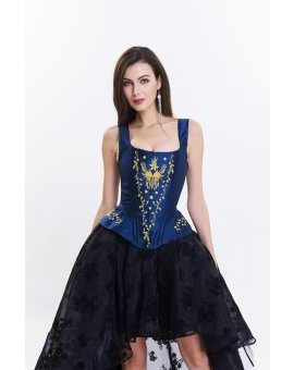 Corset bustier overbust avec guêpière pour façonner la taille